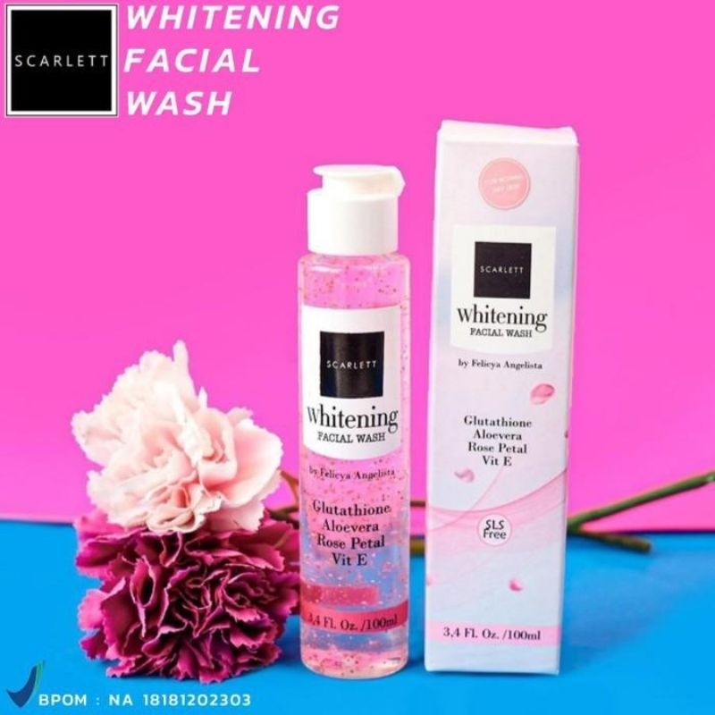 Scarlett Whitening Facial Wash Perawatan Cuci Muka