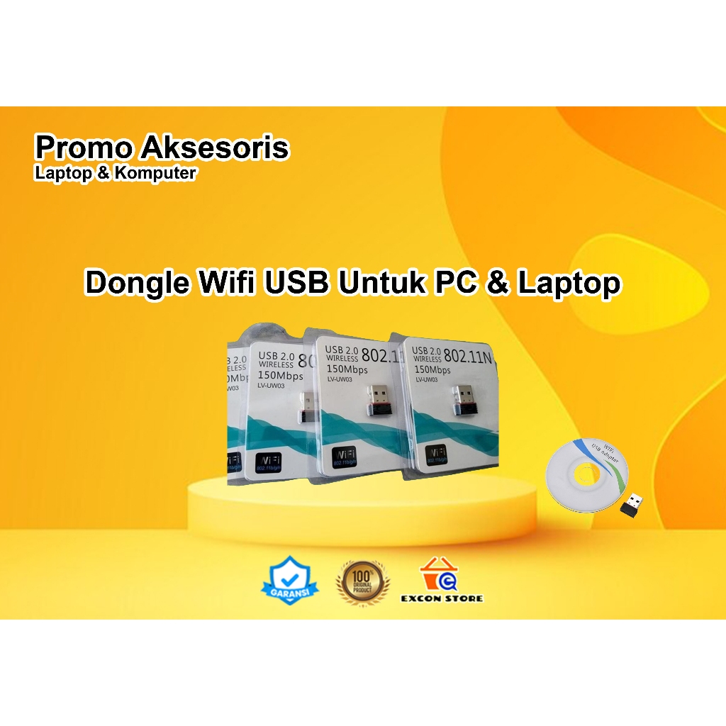 Dongle Wifi USB Untuk PC & Laptop