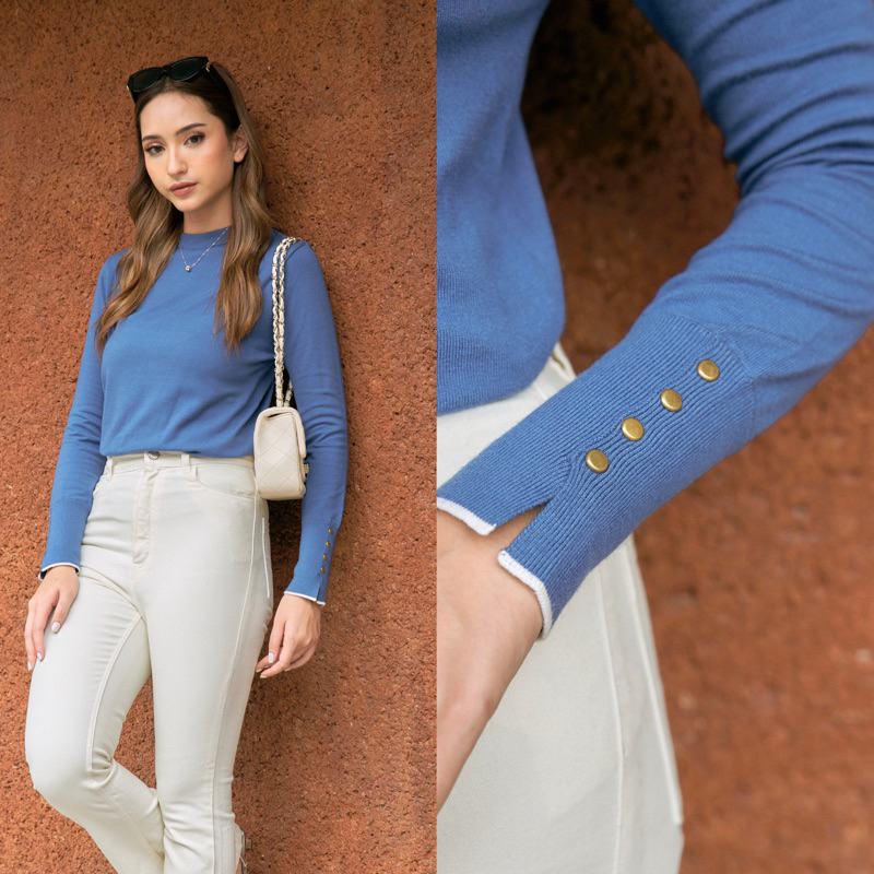 Ivy Sweater Denim by Diana Restu