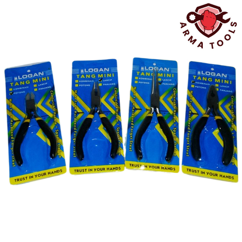 Tang Mini Logan/Tang Kombinasi/Tang Potong/Tang Lancip/Tang Mini