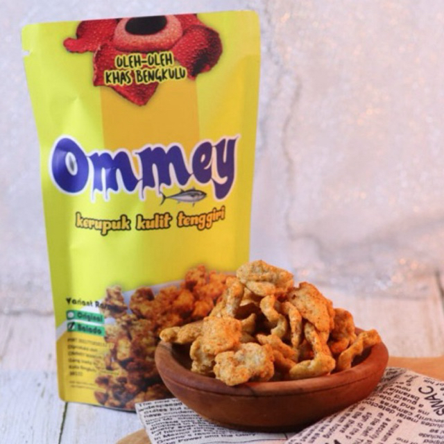 

OMMEY ORI 80 gr - KERUPUK KULIT IKAN TENGGIRI/BASRENG ORIGINAL/KERUPUK KULIT RASA ORI/KERIPIK KULIT TENGGIRI/BASRENG IKAN