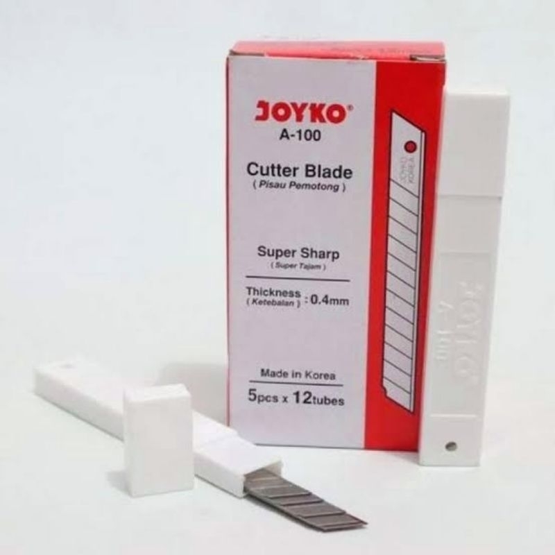 

Refill Isi Cutter Kecil Pisau Joyko A-100 Pemotong Blade Isi 5 Pcs