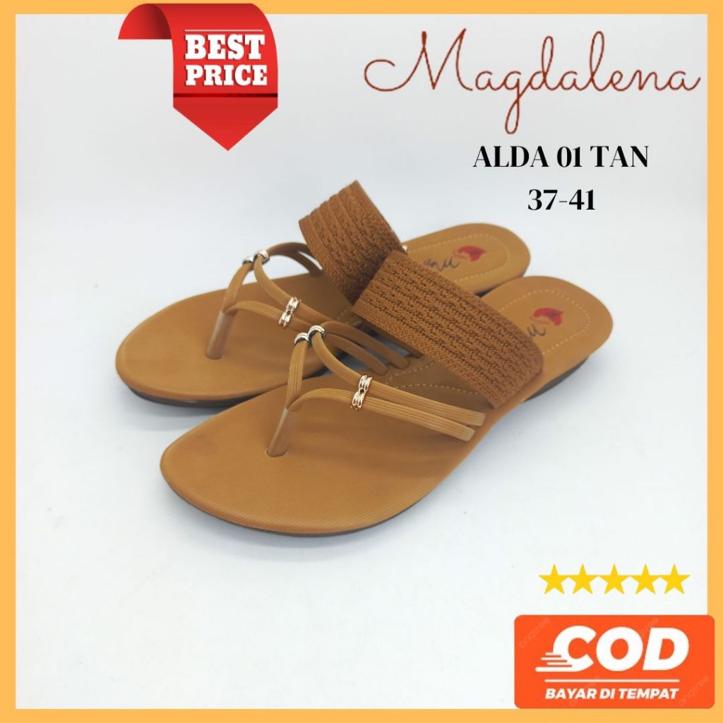 MAGDALENA BY ALKOPINIE  -  SANDAL FLAT WANITA DEWASA TERBARU