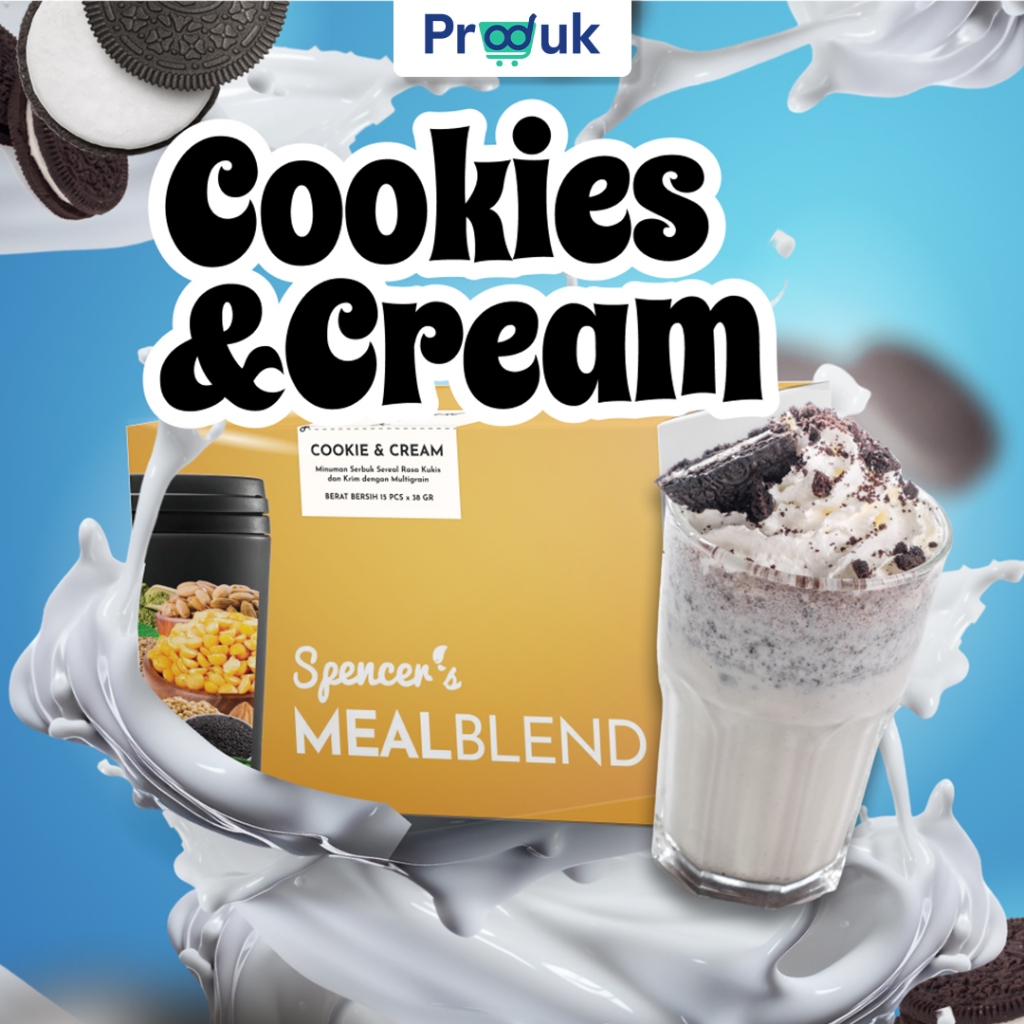 

PRODUK Spencer's MEALBLEND COOKIES & CREAM / Spencers MEALBLEND / Meal Replcament