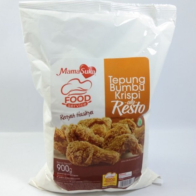 

Mamasuka Tepung Bumbu Crispy Ala Resto 900 Gr