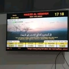 Jam Jadwal Sholat TV . JWS TV . Jam Masjid TV , Versi 2