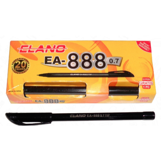 

BOLPOIN EA 888 / 1 PAK / 13 PCS / HITAM / PULPEN