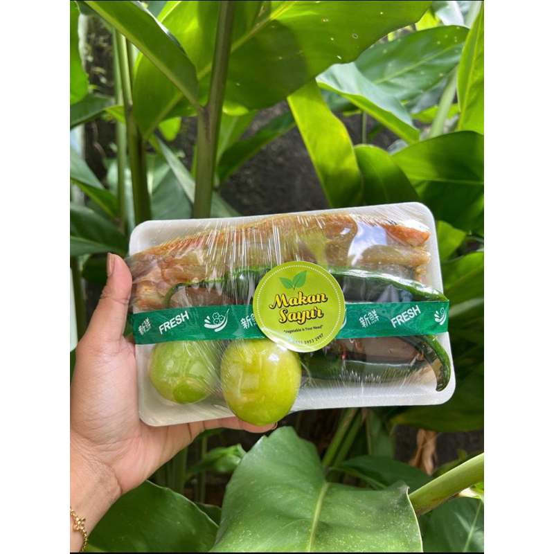 

ikan asin cabe hijau