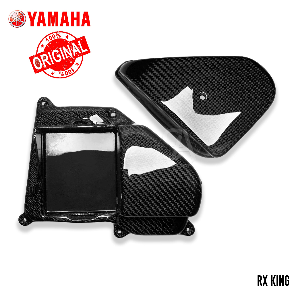 BOX FILTER RX KING KIRI DAN KANAN CARBON KEVLAR