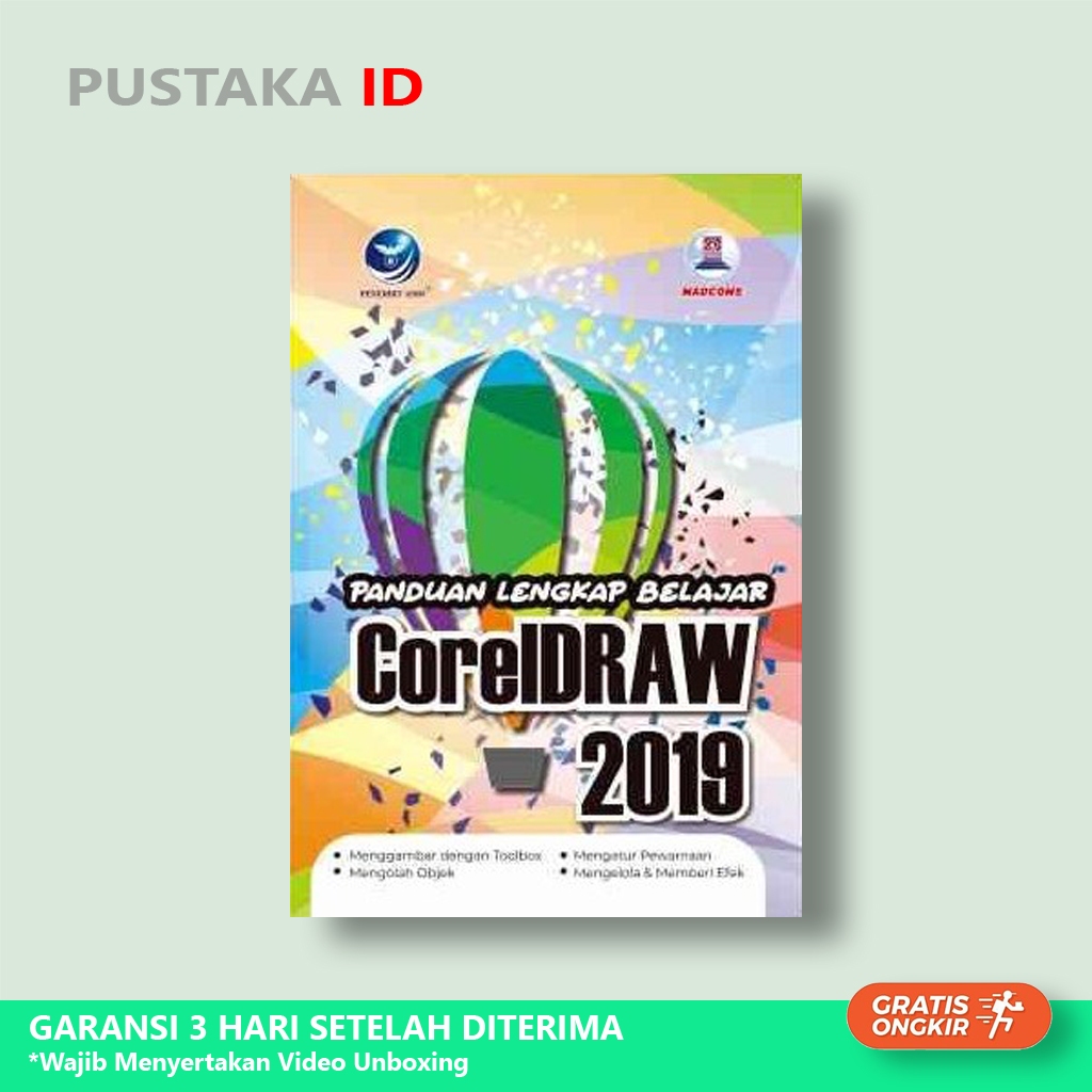 Buku Panduan Lengkap Belajar Coreldraw 2019 - Original