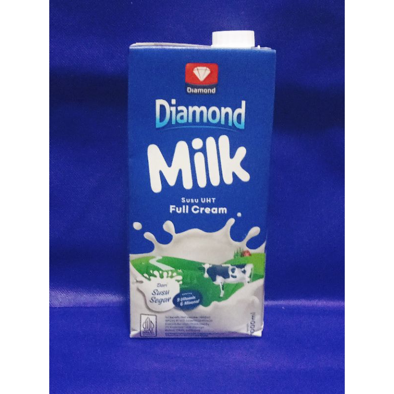 

susu uht diamond full cream 1liter