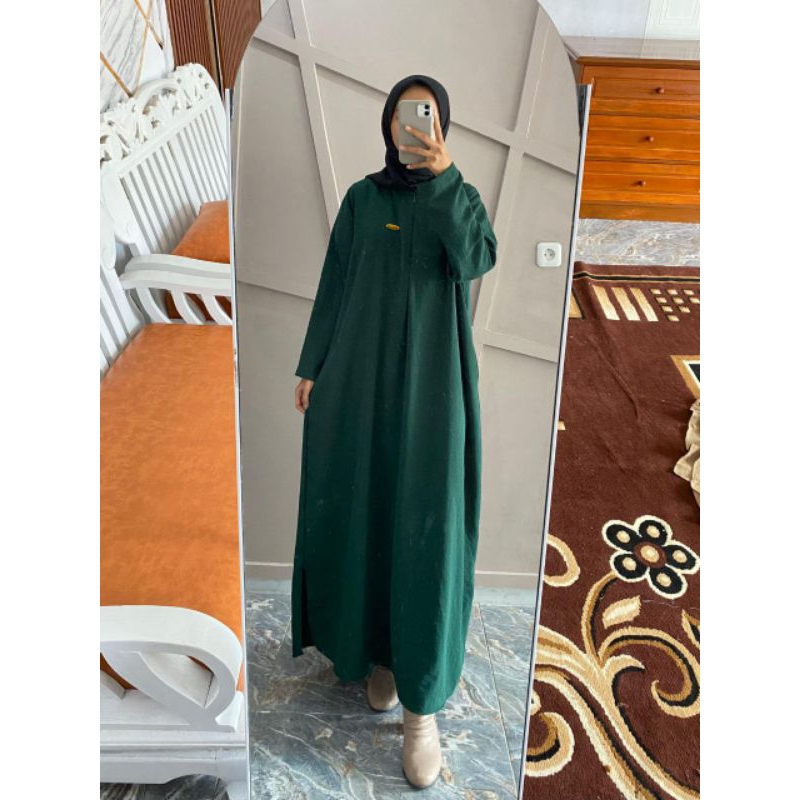 [BEST SELLER] Daily Polos Long Busui | Gamis Simple Abaya-Jotol