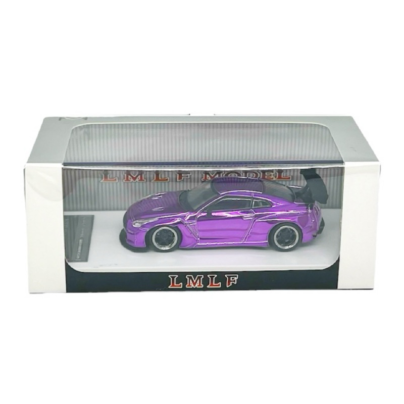 LMLF 64 Nissan Skyline GTR R35 Rocket Bunny Chrome Purple