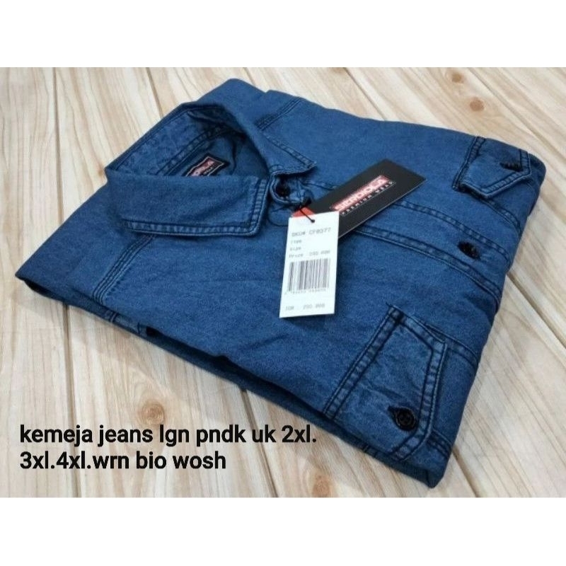BAJU KEMEJA LEVIS/JEANS LENGAN PENDEK UK,XXL,XXXL,XXXXL