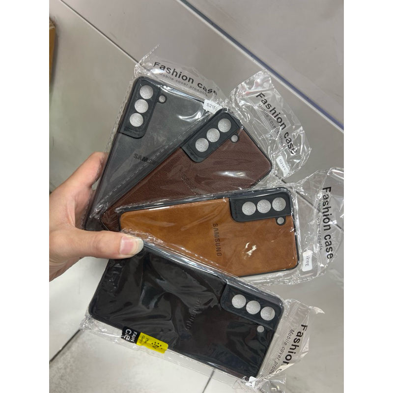 LEATHER CASE / KULIT LOGO SAMSUNG GALAXY S21FE / S21 FE / S24FE / S24 FE