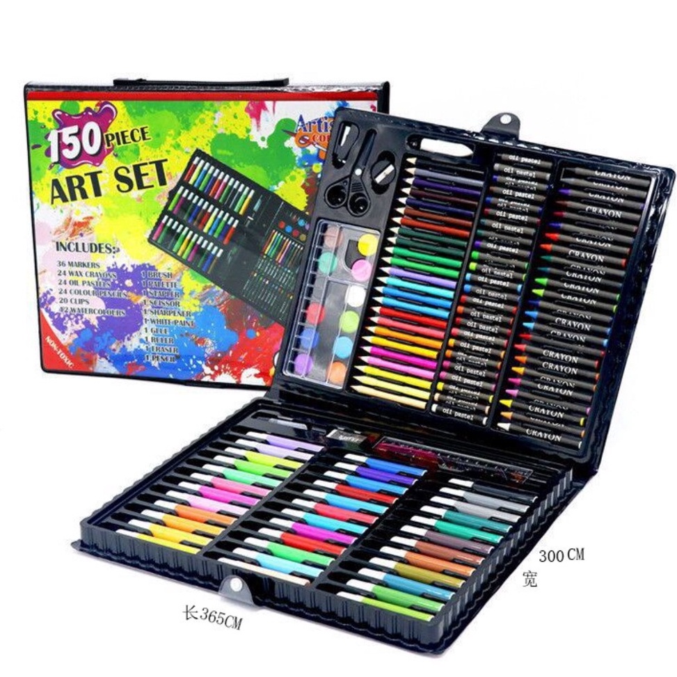 

grosirhouseware ART SET 15 IN 1 PENSIL WARNA DAN ALAT GAMBAR KOPER MENGGAMBAR DAN MELUKIS ANAK CRAYON SET ART V9T7