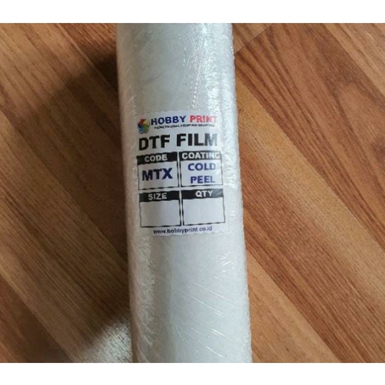 

KODE Q27Z DTF 33cm x 1m PET FILM DTF VATOR ULTRA COLOR Premium Quality Pekat Cerah