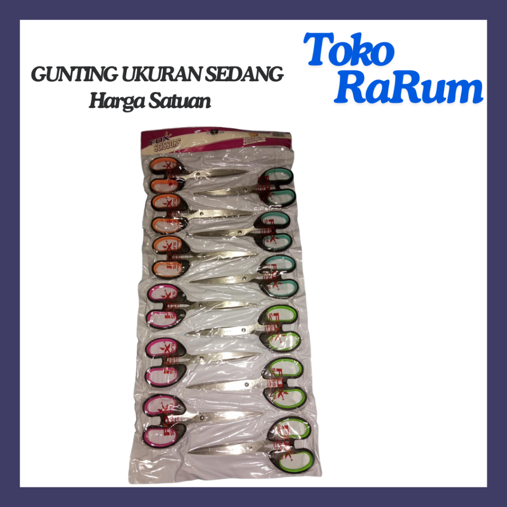 

MURAH! Gunting Renteng ukuran sedang - 160 x 62 mm - Harga Satuan