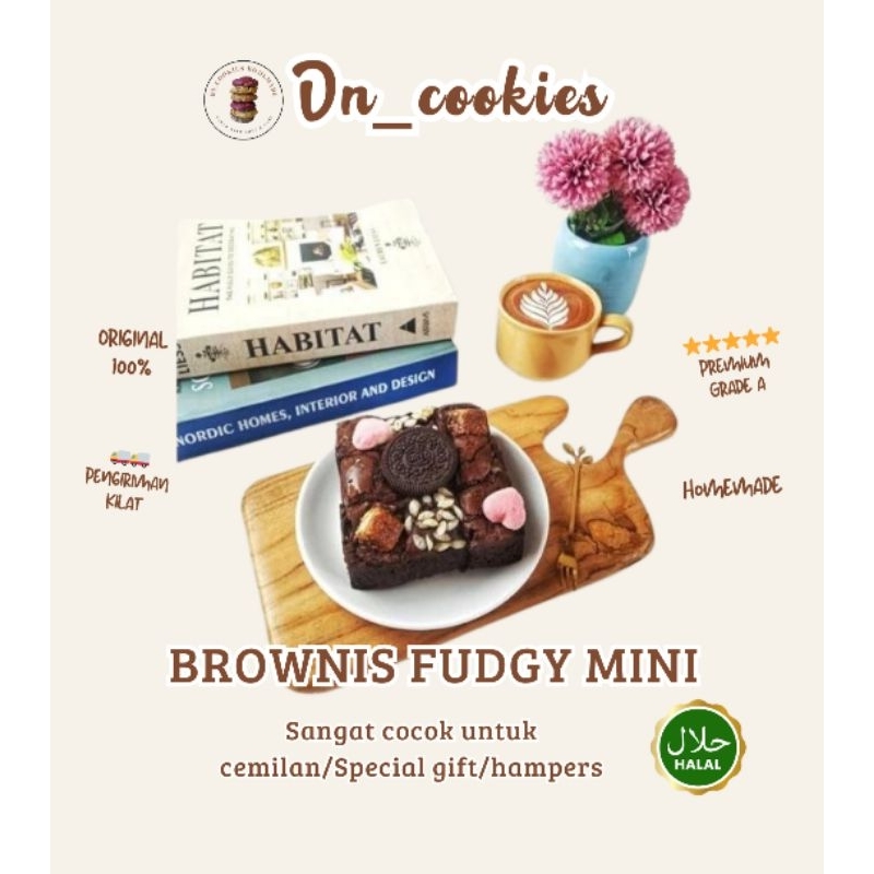 

Brownies Fudgy Mini nyoklatt Murah Enak/Hampers