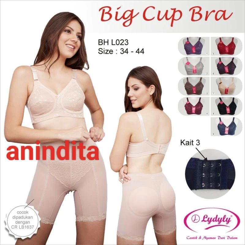 BRA LYDYLY L 023 BH TERLARIS KAIT 3 BH LYDYLY cup B