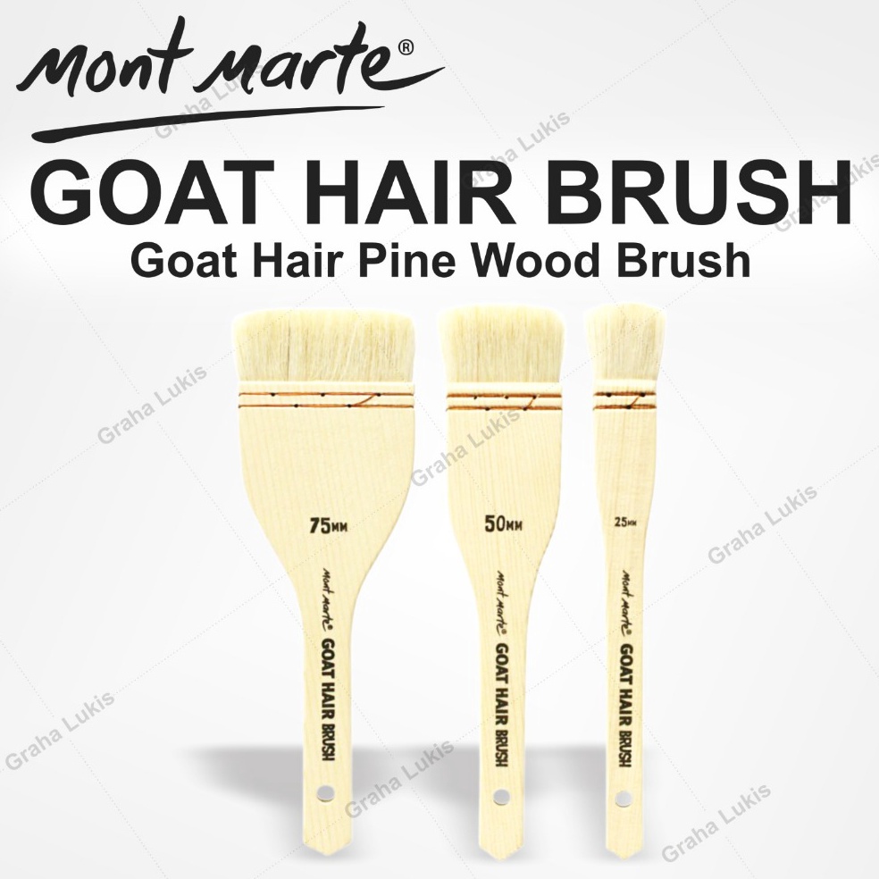 

Mont Marte Goat Hair Pine Wood Brush ART Z6L1