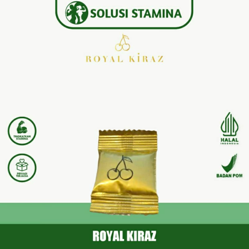 

Eceran Permen Royal Kiraz Candy - Permen Ajaib dari Turki - 1 Candy