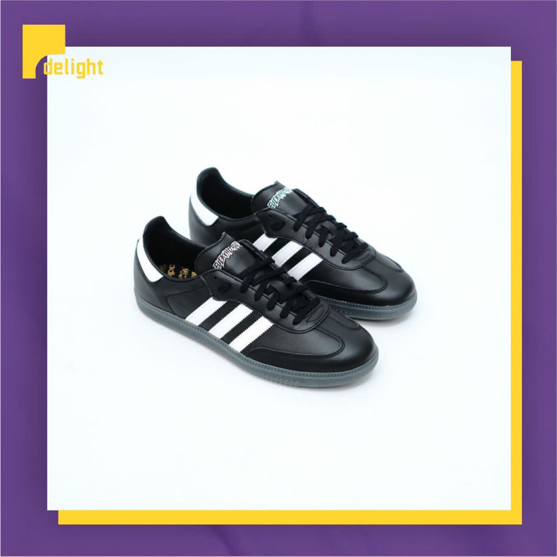 Sepatu Adidas Samba x Fucking Awesome Black White Original