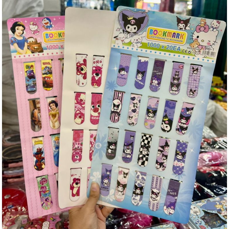 

pembatas buku karakter anak anak isi 20 pcs