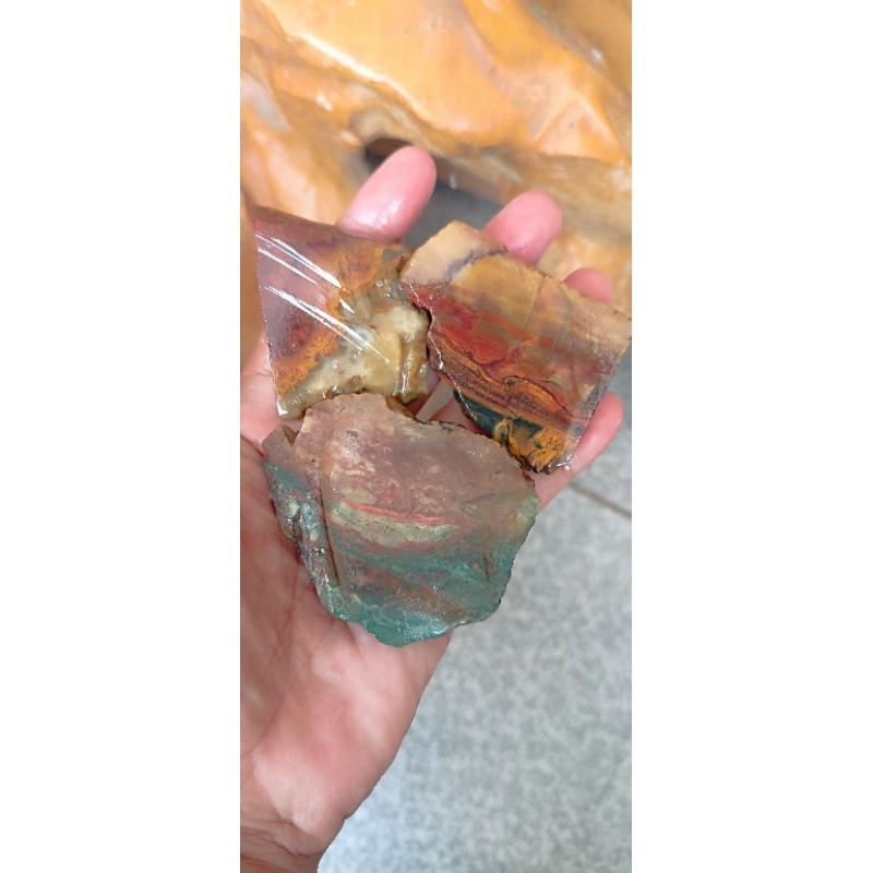 1PAKET ISI 3 BATU BAHAN GARUT PANCA WARNA KIRPAY 131G