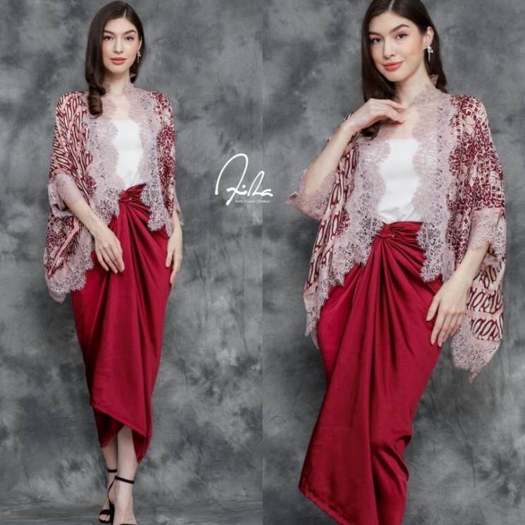 Diskon Gede AIRA BATIK  Cape Brukat Motif  Bolero Motif  Outer Batik  Puter Batik