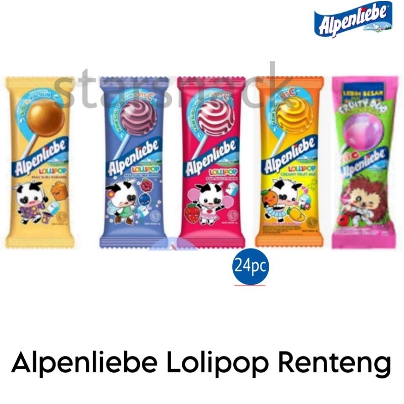 

Alpenliebe Lolipop Renteng isi 24pc/pak