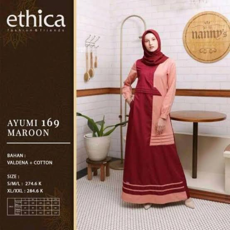 ETHICA GAMIS AYUMI 169 MAROON