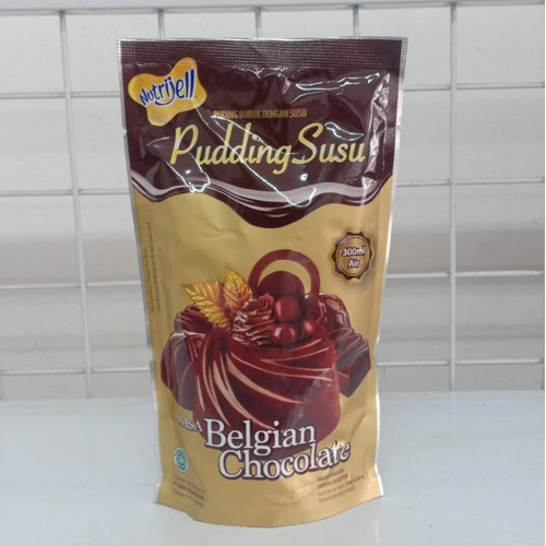 

nutrijell pudding susu chocolate belgian