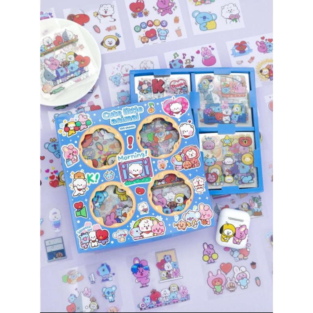 

(1 SET = 10 LEMBAR ) STICKER FANCY / STICKER AESTHETIC JOURNAL / STIKER AESTETIK JURNAL / STIKER DEKORASI KEKINIAN / STICKER MOTIF / STICKER BT21 / CHIMMY / TATA / SHOOKY / COOKY / RJ / KOYA / MANG / VAN