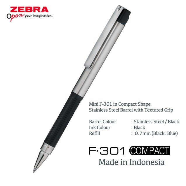 

PULPEN ZEBRA F-301 COMPACT BEST SELLER