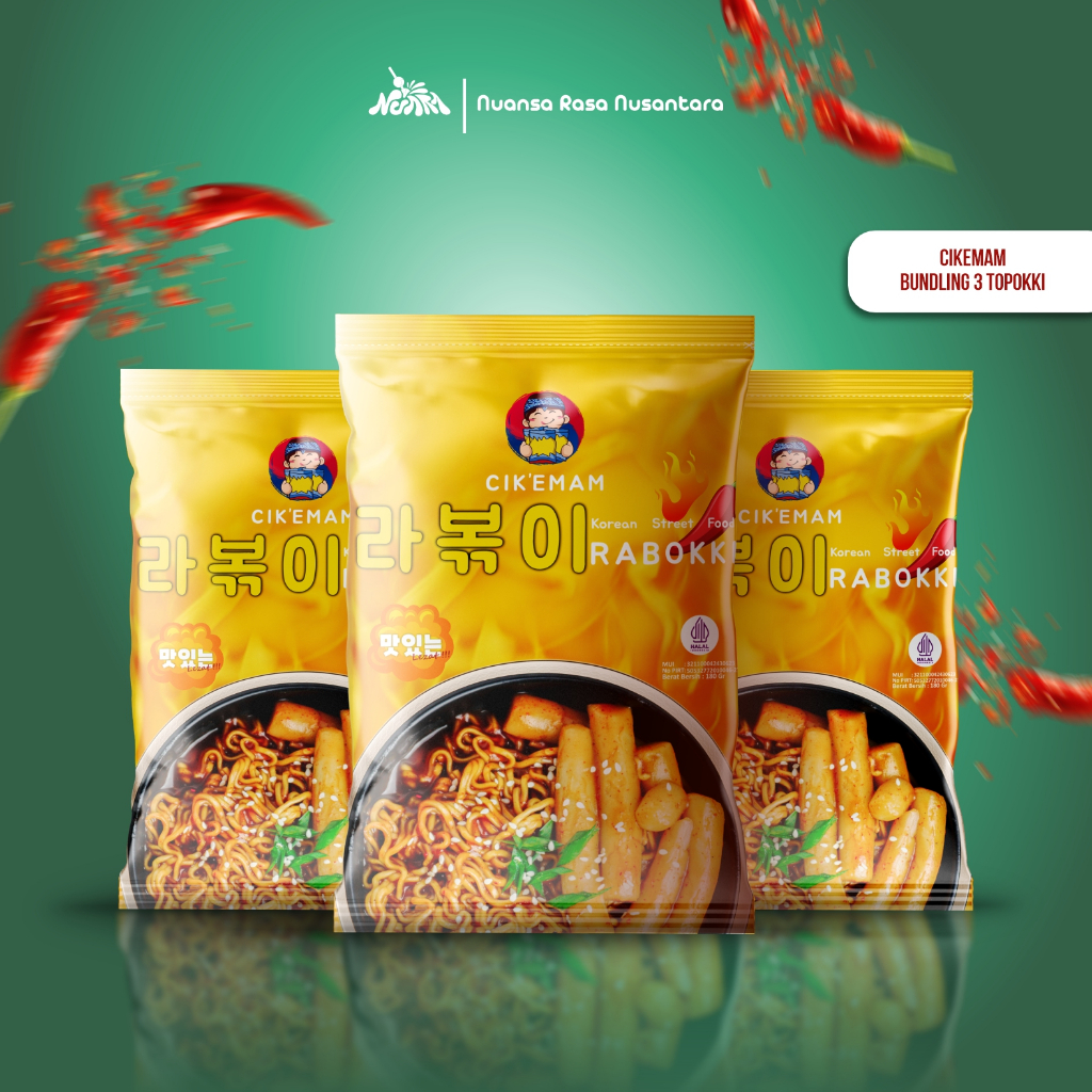 

[ TERLARIS & TERPERCAYA ] CIKEMAM - PAKET BUNDLING RABOKKI (3 PCS)