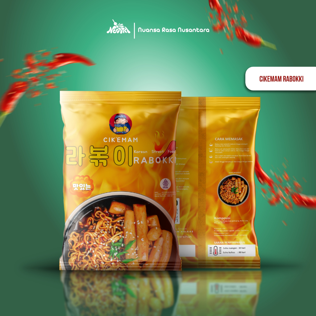

[ TERLARIS & TERPERCAYA ] CIKEMAM - Rabokki Ramen Tteokbokki Korean Street Food Ramyeon Halal COD