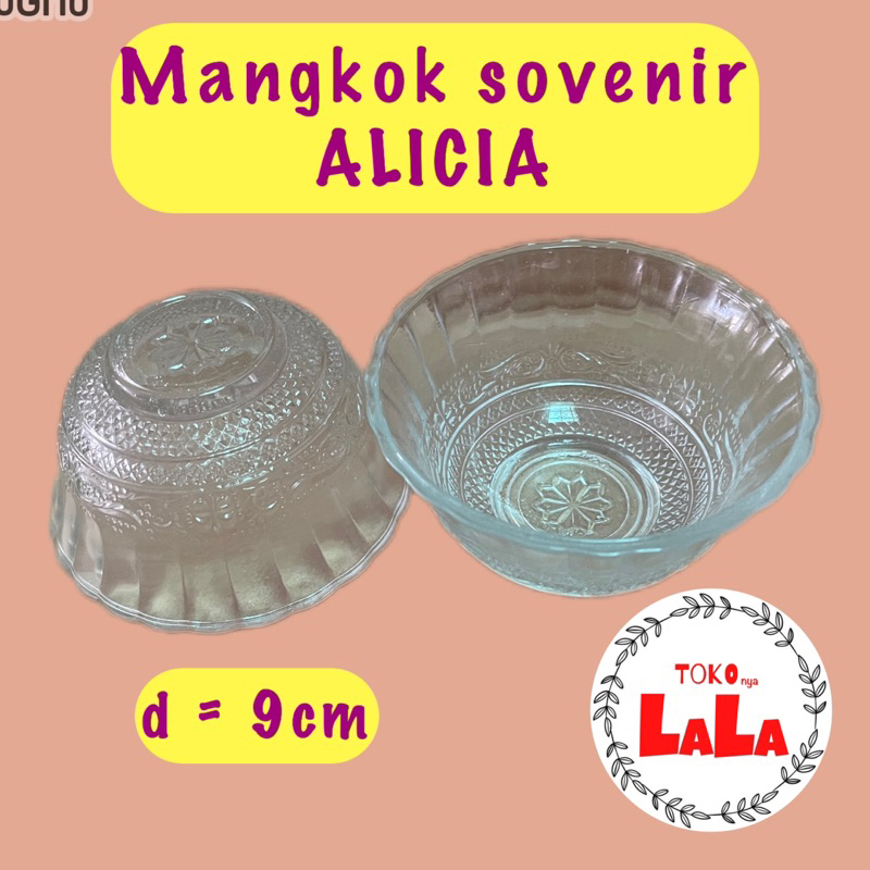 Mangkok Kaca / Mangkok Souvenir / Mangkuk Kecil / oleholeh hajian umroh / souvenir Bayi Pernikahan /