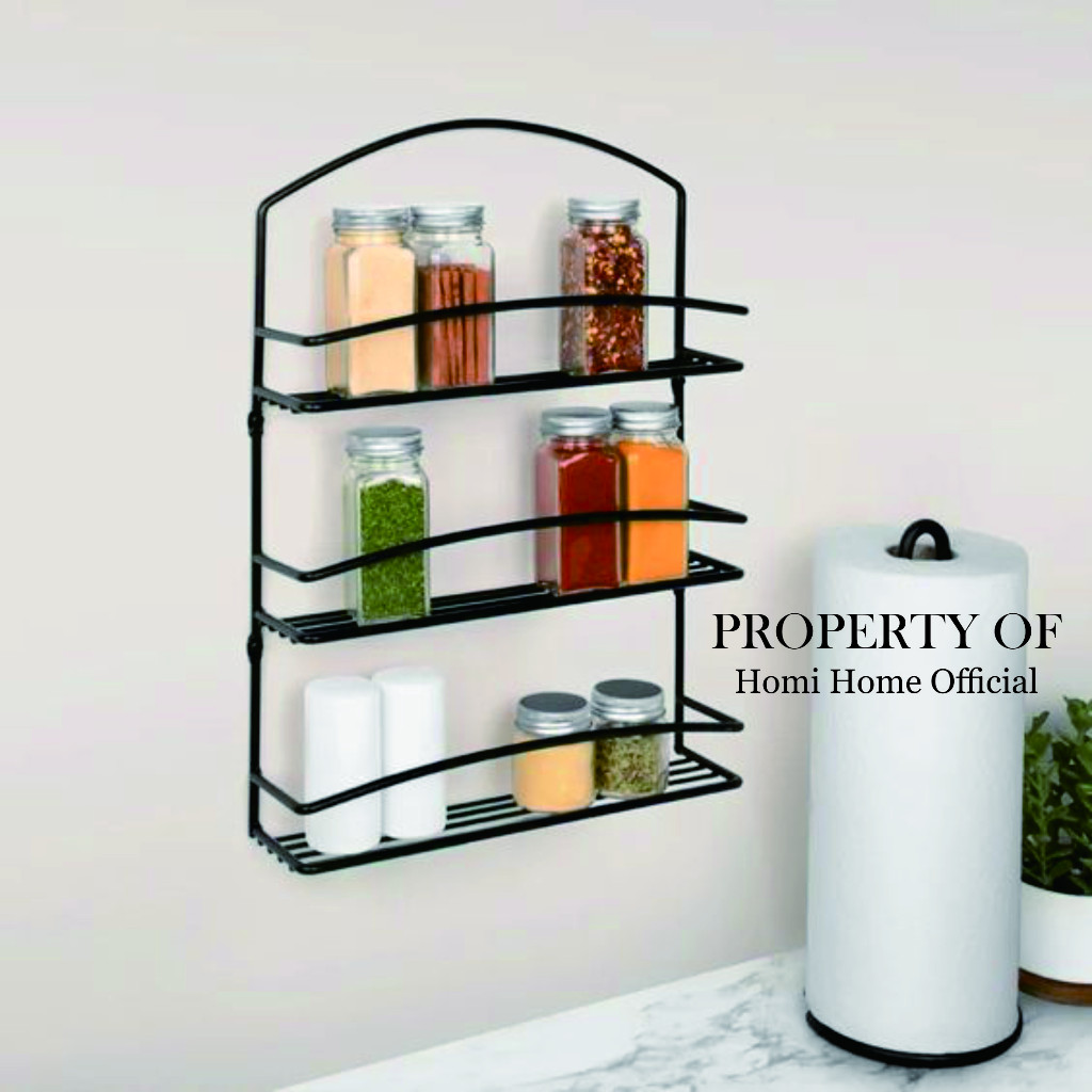 Rak Bumbu Dapur Gantung - Rak Bumbu - Rak Dapur - Rak Serbaguna