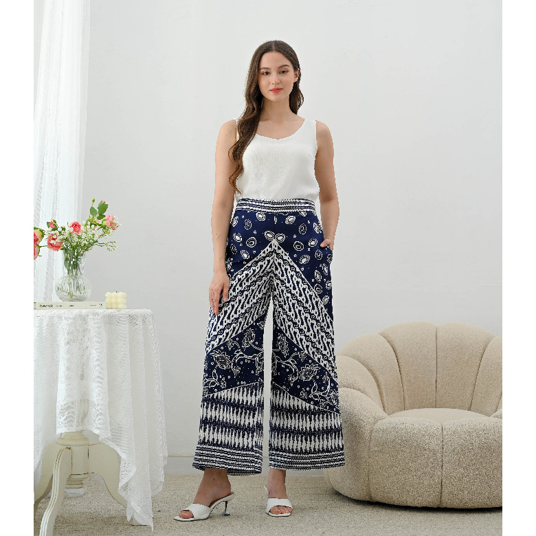 Kulot Batik 164 HT/ Kulot Batik Wanita Modern/ Bawahan Batik Wanita