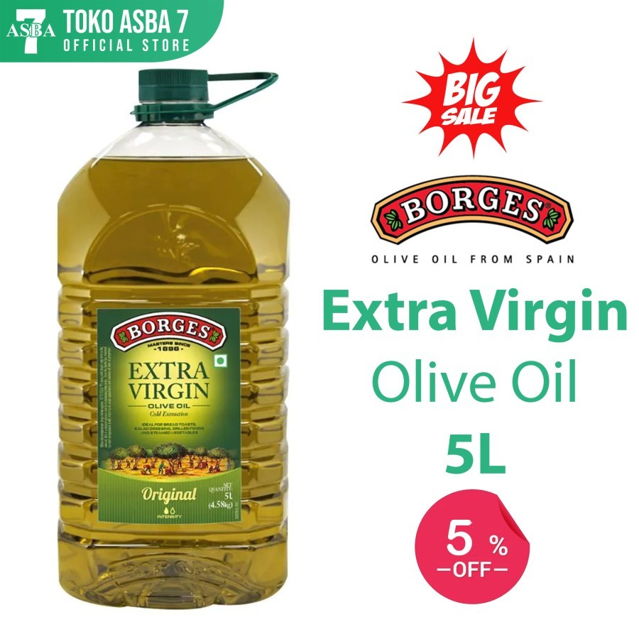 

BORGES EXTRA VIRGIN OLIVE OIL 5LTR