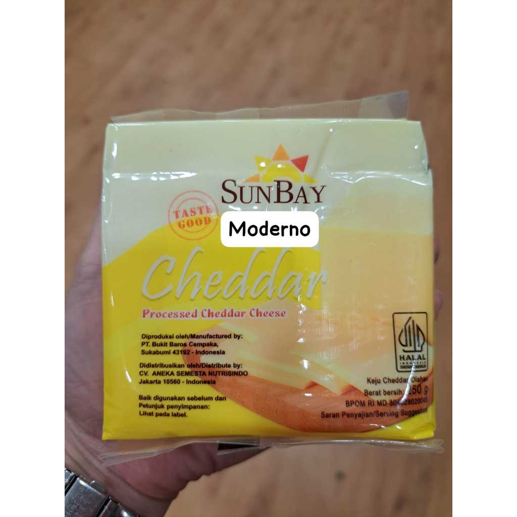 

Sunbay cheddar cheese 250gr - Keju cheddar 250gr