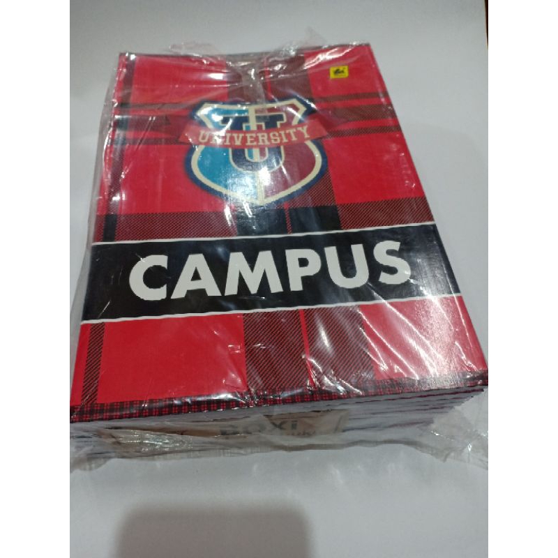 

Buku Tulis Panjang/Boxy STANDART Campus isi 50 Lembar(10 Buku)