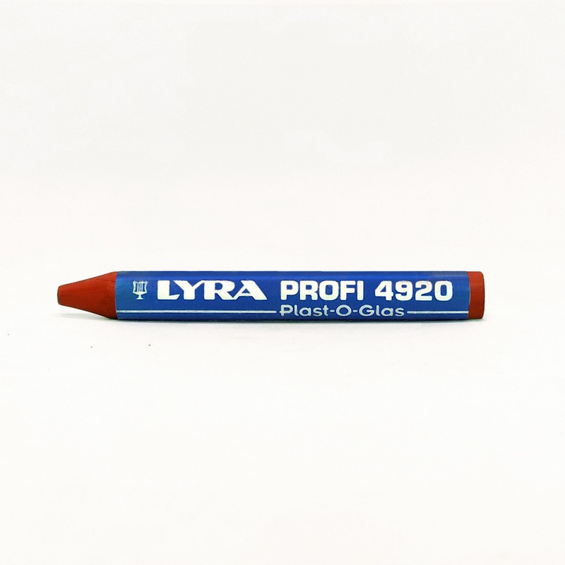 

Lyra-Plast O Glas Crayons Red Crayon Permanen Kaca