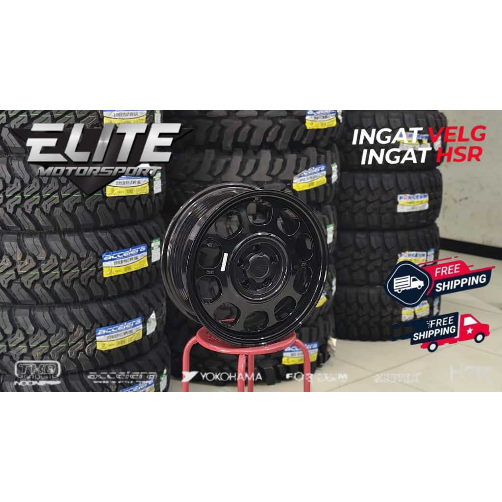 Velg Racing Ring 16 Mobil L300 Grandmax Ertiga Xpander Innova Rush - Gratis Ongkir Pulau Kalimantan 