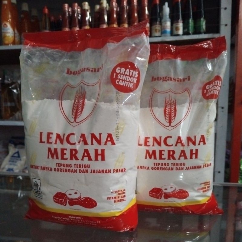 

TEPUNG TERIGU LENCANA MERAH 1KG