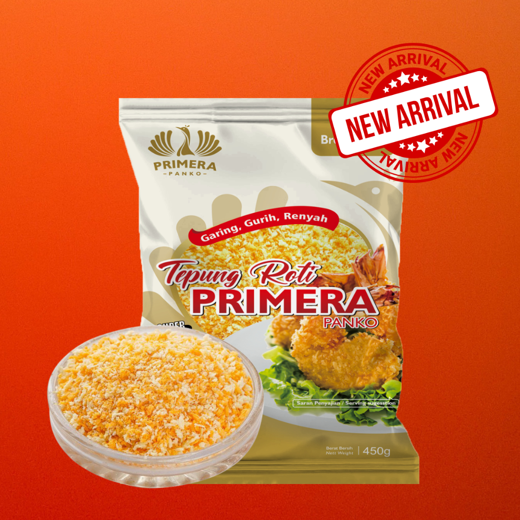 

PRIMERA PANKO - Tepung Roti Econo warna Mix/Campur 450g