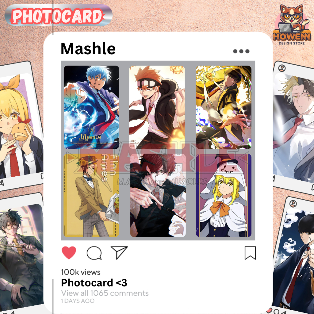 HDS - PHOTOCARD HOLOGRAM MASHLE