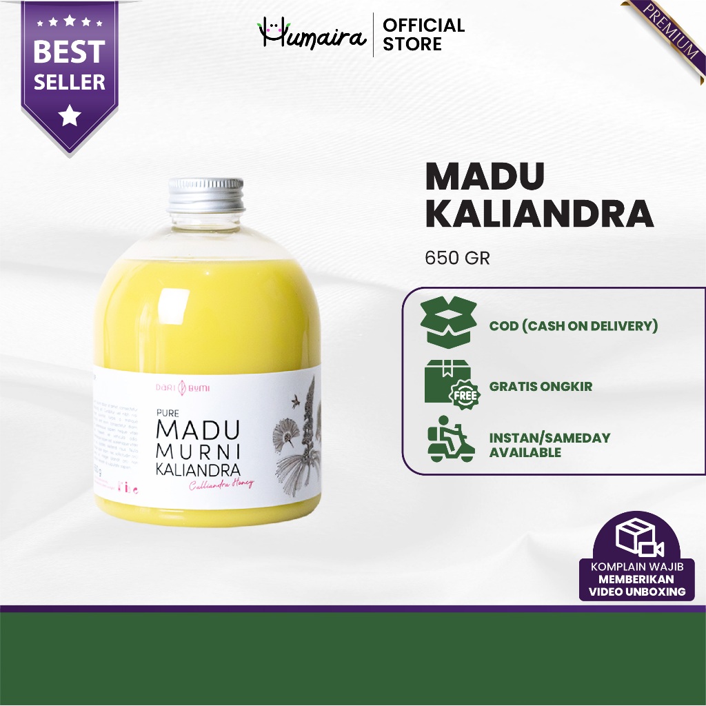 

Madu Kaliandra Dari Bumi 650 Gram - Produk DARI BUMI