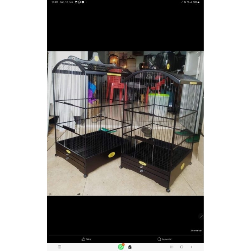 sangkar KOTAK NO 2 RUJI FIBER